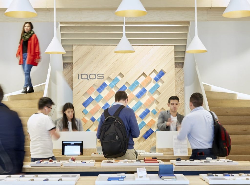 Tienda de iqos, de Philip Morris