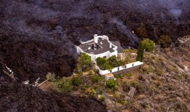 Destrucción volcán La Palma